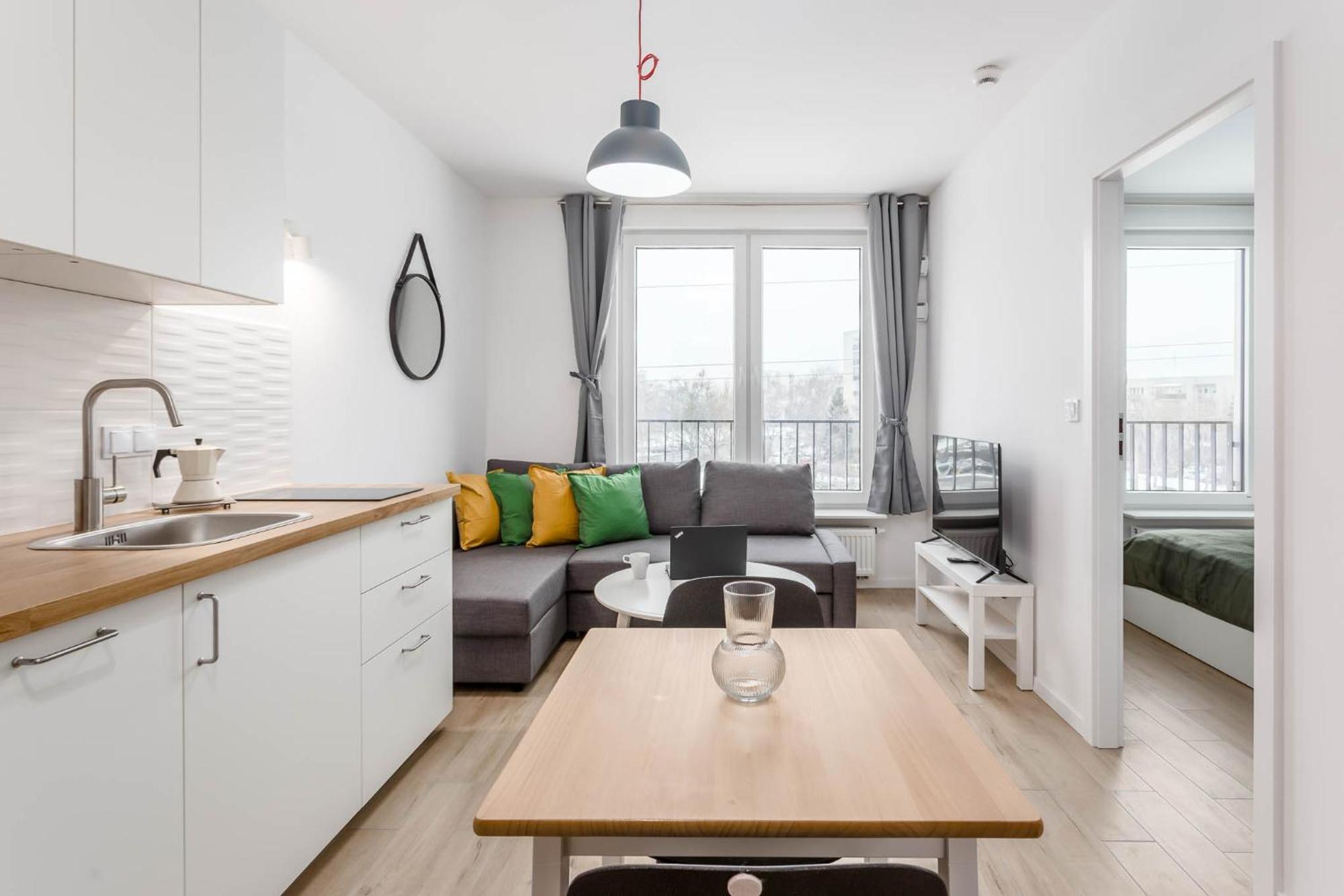 Ferienwohnung Enjoy! Ursynow Warschau Exterior foto